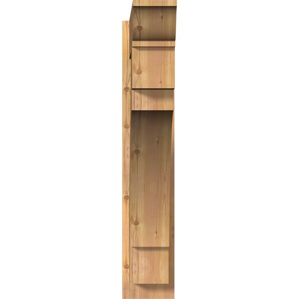 Merced Traditional Smooth Outlooker, Western Red Cedar, 7 1/2W X 34D X 40H